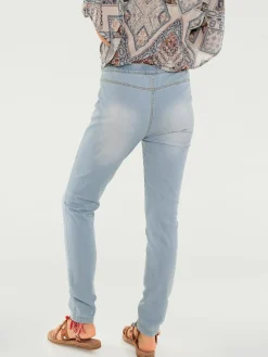 Legging en jean coupe skinny tendance