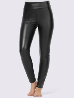 Legging imitation cuir mode