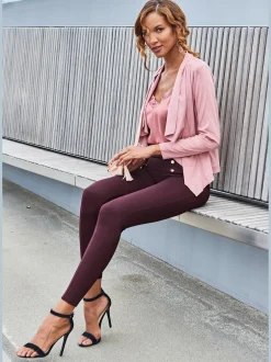 Legging taille haute caleçon taille haute