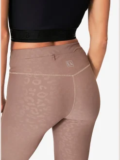 Leggings technique caleçon performance avec motif léopard