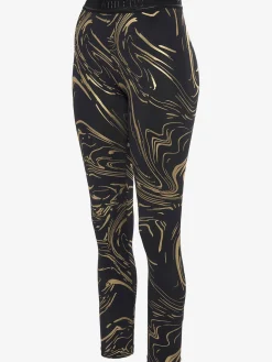 Leggings technique caleçon d'extérieur au motif abstrait