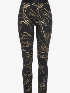 Leggings technique caleçon d'extérieur au motif abstrait