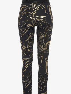 Leggings technique caleçon d'extérieur au motif abstrait