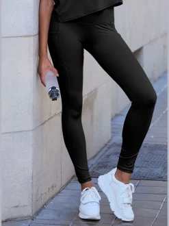 Leggings technique caleçon performance avec empiècements en maille
