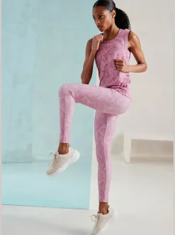Leggings technique caleçon performance imprimé sur toute la surface