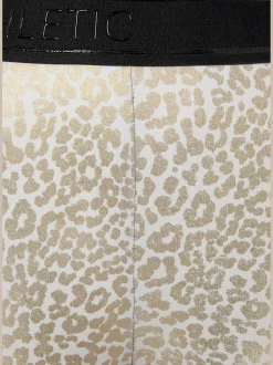 Leggings technique caleçon performance avec motif léopard