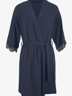 Élégant kimono avec lien à nouer à la taille