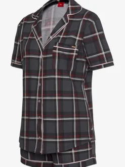 Élégant pyjama court avec motif sur toute la surface