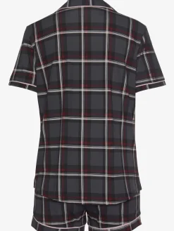 Élégant pyjama court avec motif sur toute la surface