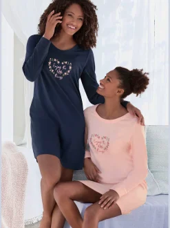 Lot de 2 chemises de nuit courtes