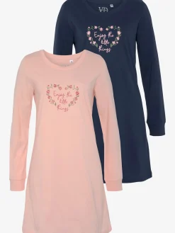 Lot de 2 chemises de nuit courtes
