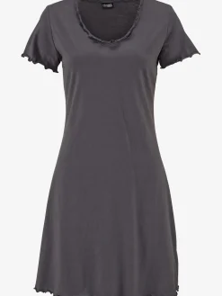 Lot de 2 chemises de nuit avec ourlets ondulés