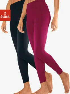 Lot de 2 leggings basiques