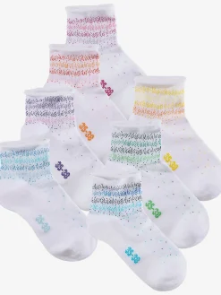 Lot de 7 paires de socquettes tendance pour femme h.i.s