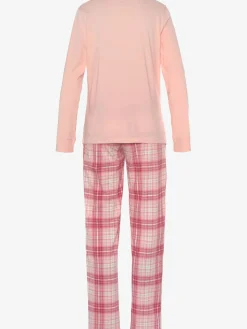 Lot de 2 pyjamas au motif fleuri et à carreaux