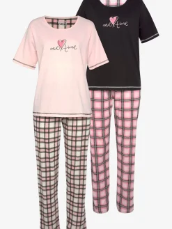 Lot de 2 pyjamas avec imprimé devant