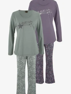 Lot de 2 pyjamas imprimé étoiles