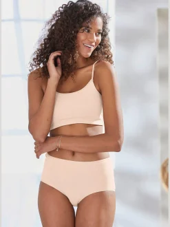 Lot de 4 slips taille haute lascana