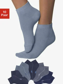 Lot de 10 socquettes dans différentes gammes de couleurs