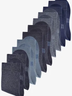 Lot de 10 socquettes dans différentes gammes de couleurs