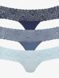 Lot de 3 strings en dentelle vivance