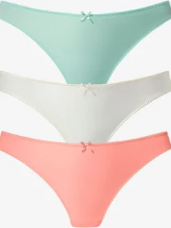 Lot de 3 strings petite fleur