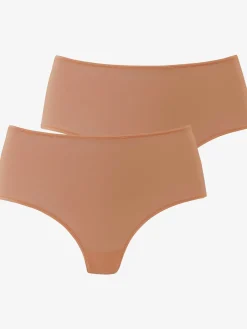 Lot de 2 strings taille haute lascana