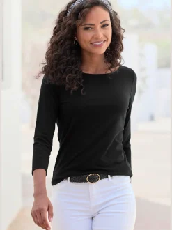 Lot de 2 t-shirts lascana aux manches 3/4