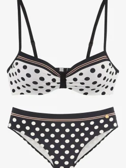 Maillot de bain à armatures look contrasté tendance