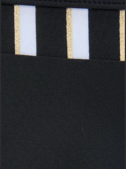 Maillot de bain à armatures rayures élégantes