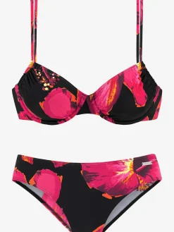 Maillot de bain à armatures imprimé floral