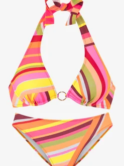 Maillot de bain à armatures imprimé graphique