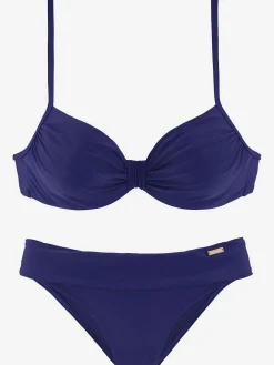 Maillot de bain à armatures coupe élégante, fronces raffinées