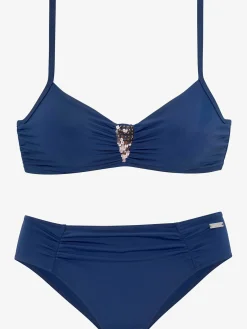 Maillot de bain à armatures paillettes décoratives