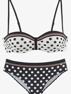 Maillot de bain à armatures look contrasté tendance