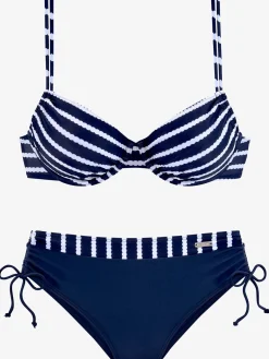 Maillot de bain à armatures rayures tendance
