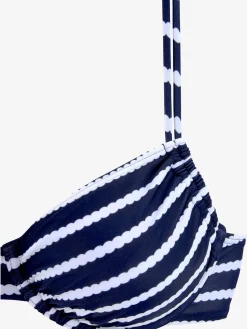 Maillot de bain à armatures rayures tendance