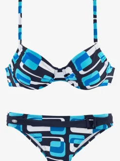 Maillot de bain à armatures style rétro tendance