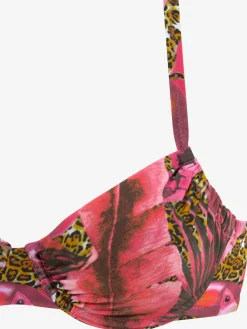 Maillot de bain à armatures aspect jungle