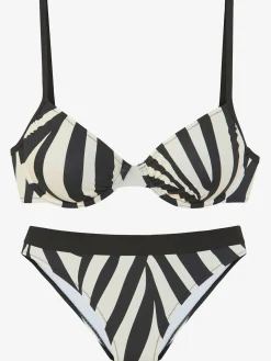 Maillot de bain à armatures design animal élégant