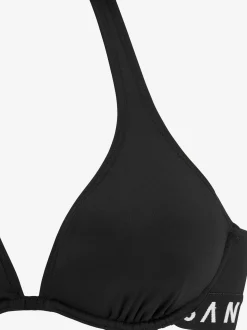 Maillot de bain à armatures ruban élastique avec marque inscrite