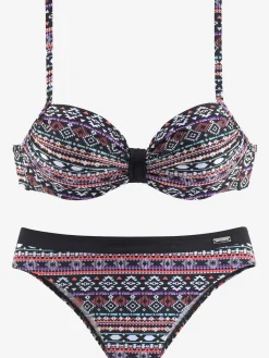 Maillot de bain à armatures style ethnique