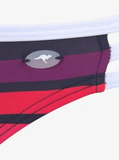 Maillot de bain à armatures motif rayé tendance