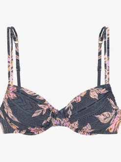 Maillot de bain à armatures design floral avec éléments graphiques