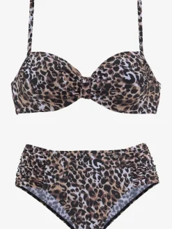 Maillot de bain à armatures imprimé animal sauvage