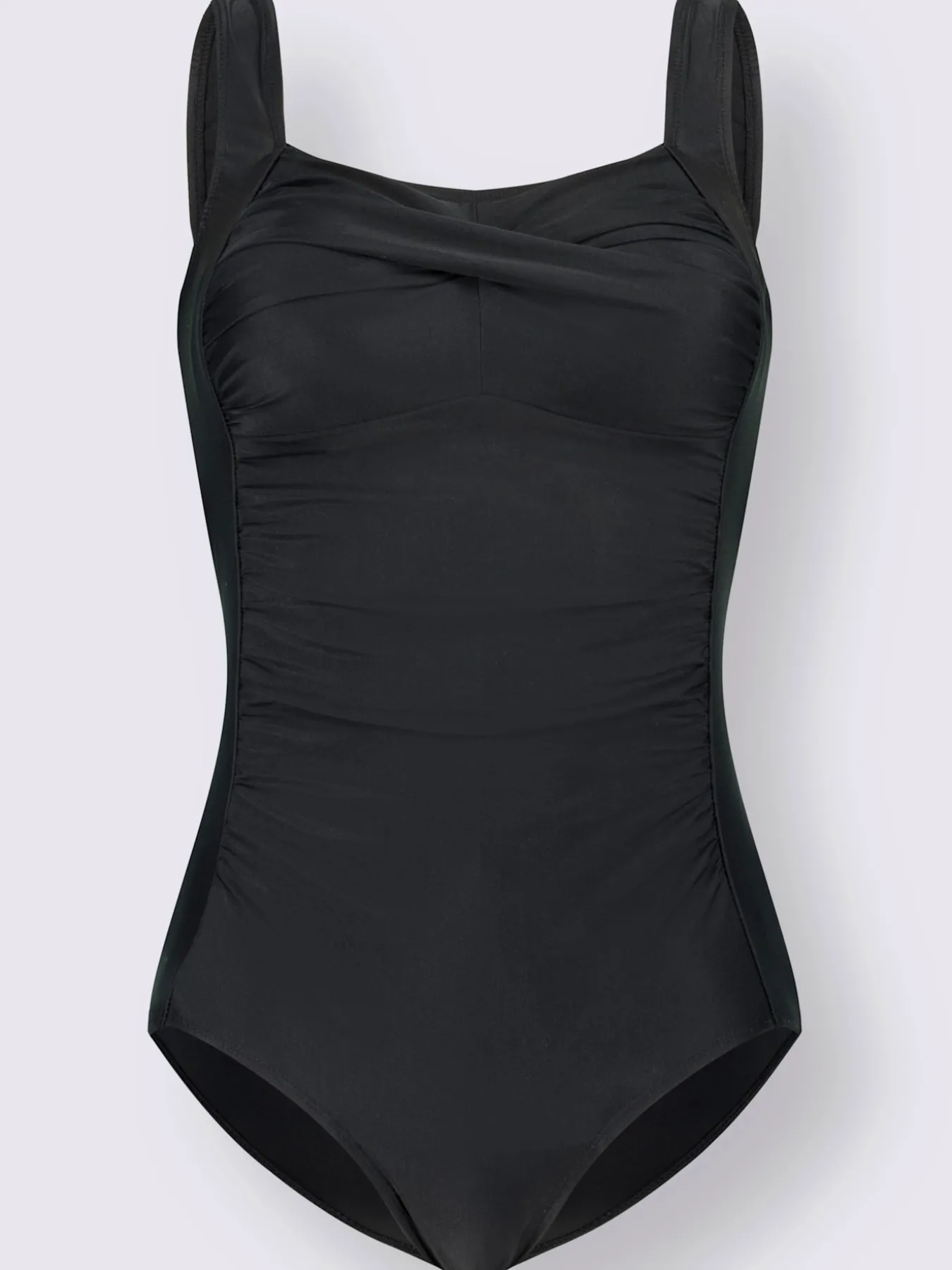 Maillot de bain 1 pièce noir corsage serré
