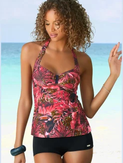 Maillot de bain 2 pièces design jungle