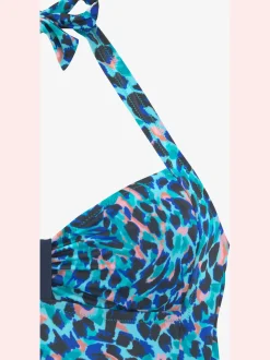 Maillot de bain 2 pièces imprimé animal tendance
