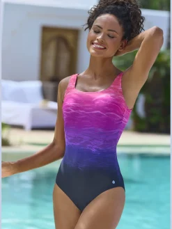Maillot de bain aspect batik tendance