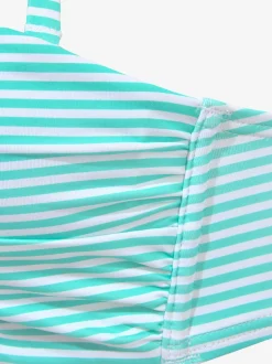Maillot de bain bandeau à armatures motif rayé marin